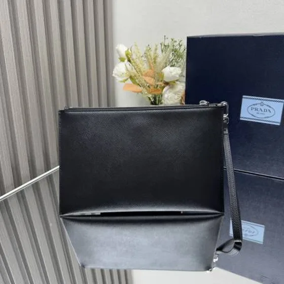 Prada 2NG005 Black Saffiano 28cm everyday