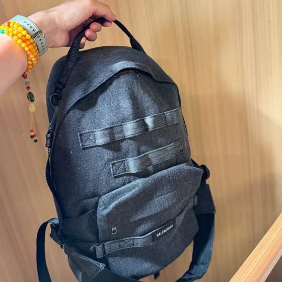 Balenciaga Army Multi-Pocket Rygsæk Heather Grå Rygsæk