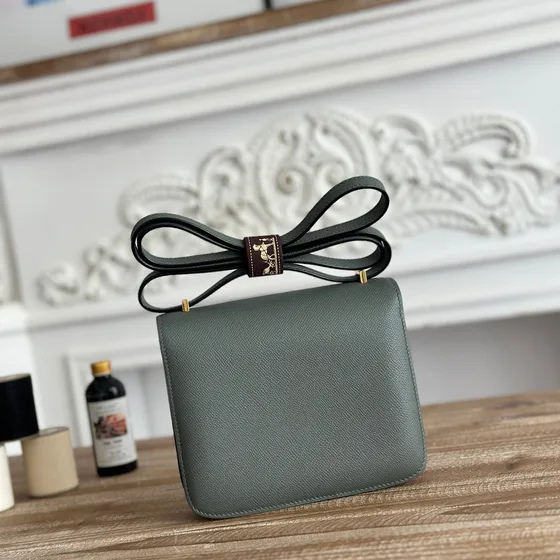 Hermes Constance Grayish Yeşil Crossbody