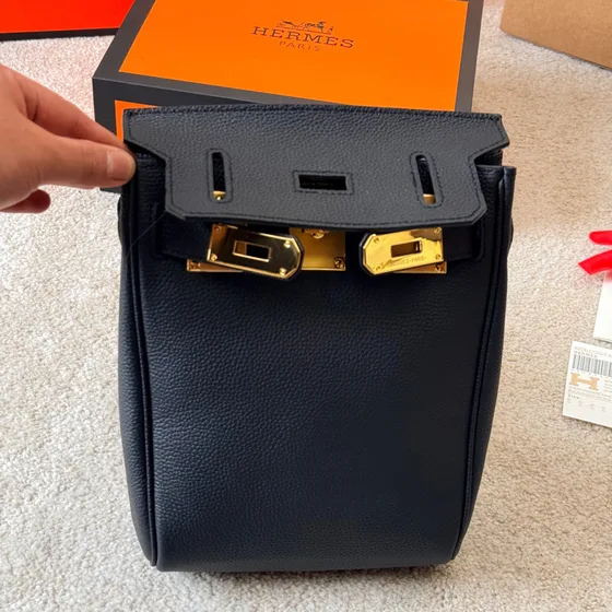 Hermes Kelly Akkad Nero Belt Bag