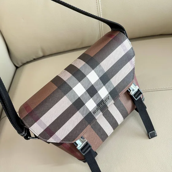 Burberry Vintage Check Bolsa transversal Birch Marrom Check Crossbody