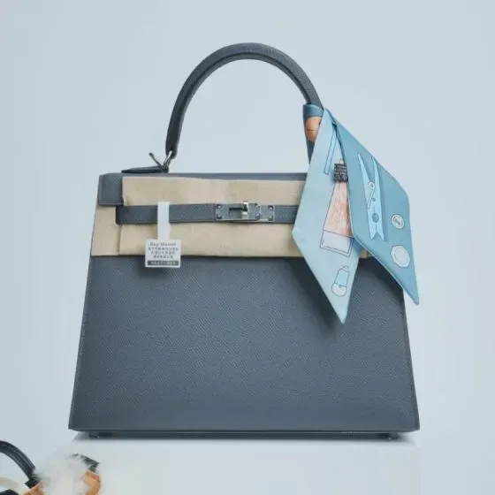 Hermes Kelly Gray Top Handle