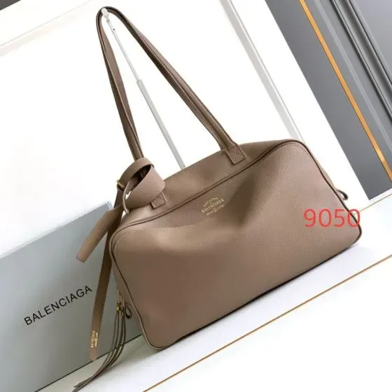 Balenciaga Carrie Bowling Bag Taupe Shoulder Bag