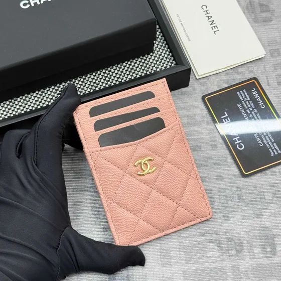 Chanel Classic Card Holder Pink Card Holder