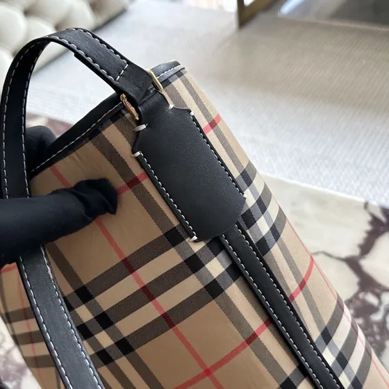 Burberry Vintage Check Hinkväska Beige Crossbody