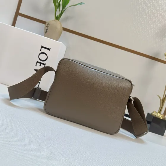 Loewe Pebble Crossbody Bag Taupe Crossbody
