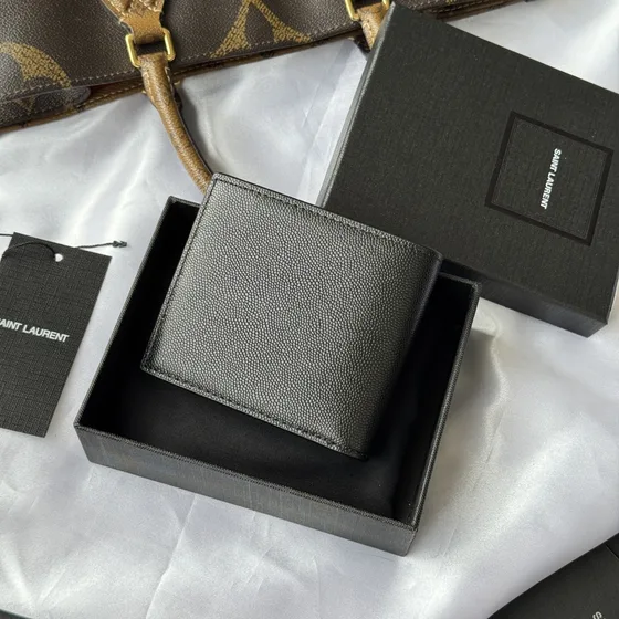 YSL Cassandre East/West Carteira Preto Carteira