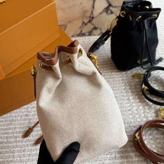 Prada Re-Edition 1978 Mini Bucket Bag Be Nâu Bucket Bag
