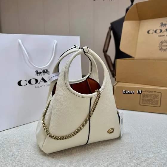 Coach Mini Lana 19 White 19cm Crossbody