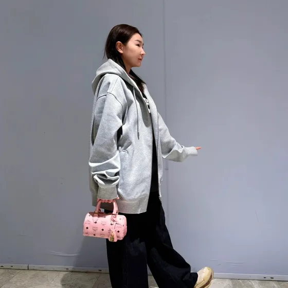 MCM Ella Boston Mini Rosa Alça superior