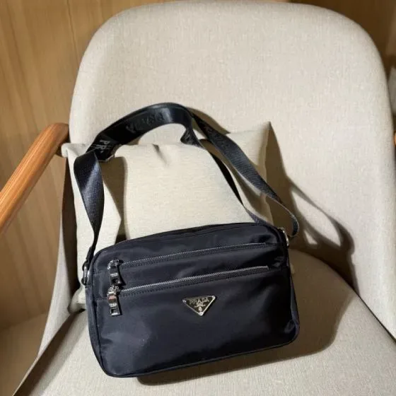 Prada Re-Nylon Shoulder Bag Black Crossbody