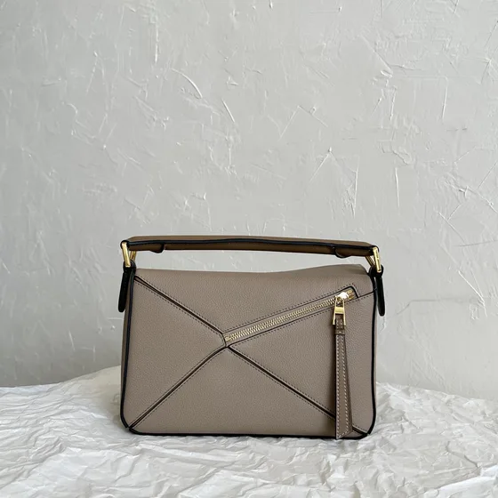 Loewe Puzzle Bag Sand Beige Tophåndtag