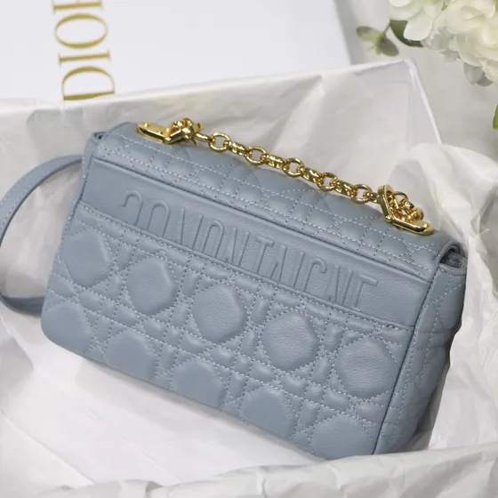 Dior Dior Caro Light Blå Crossbody