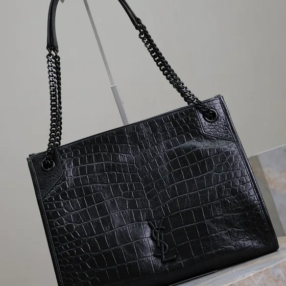 YSL Niki Shopping Tote Black Tote Bag