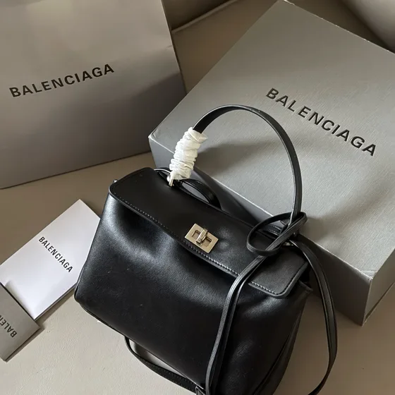 Balenciaga Rodeo Mini Sort Tophåndtag