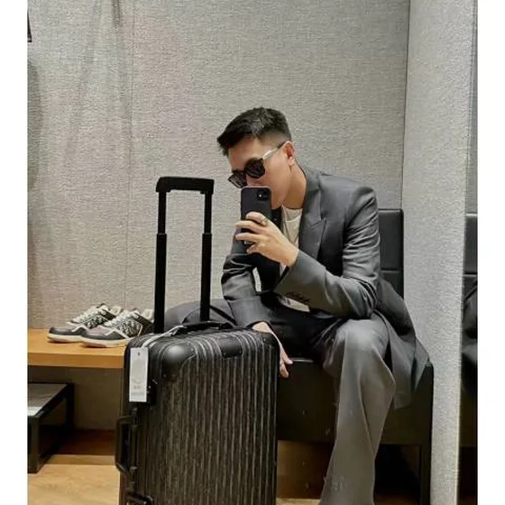 Dior suitcase Oblique travel