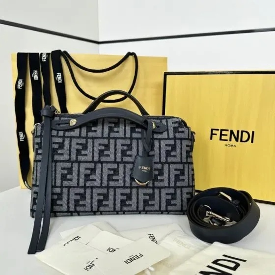 Fendi By The Way Dark Gray Top Handle
