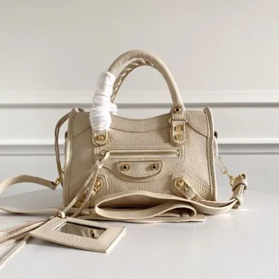 Balenciaga City Mini Beige Top Handle