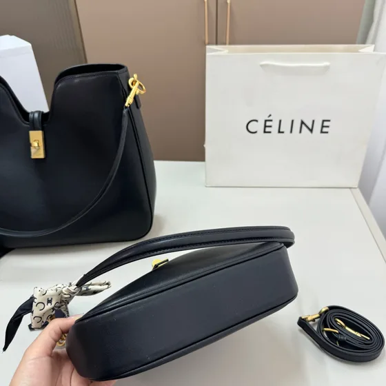 Celine Bucket 16 Bag Svart Axelväska