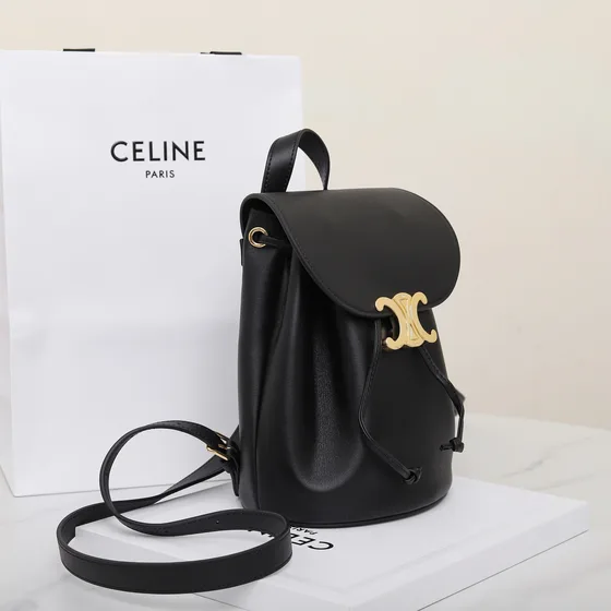Celine Triomphe Negro Bolso bandolera