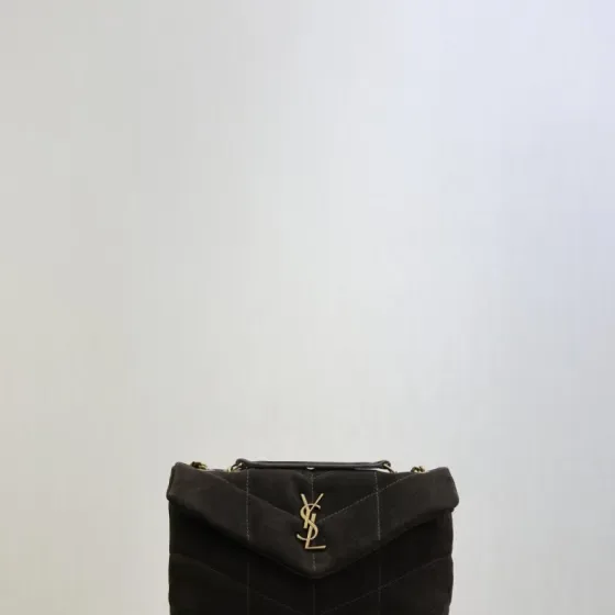 YSL Loulou Puffer Black Shoulder Bag