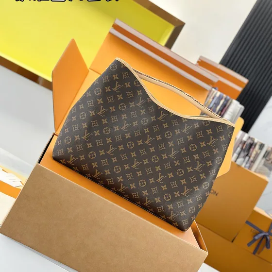 Louis Vuitton Carryall Brown Hobo