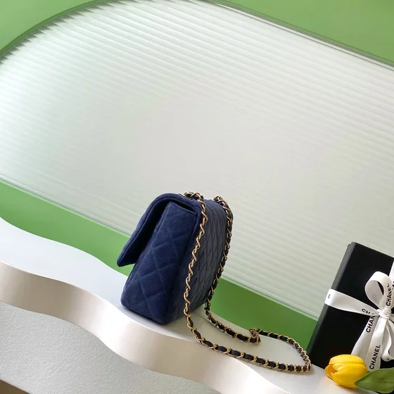 Chanel Classic Flap Navy Blue Flap Bag