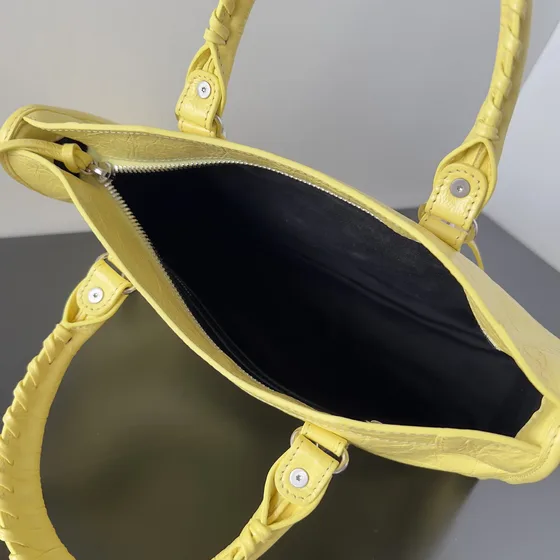 Balenciaga City Mini Lemon Jaune Anse supérieure