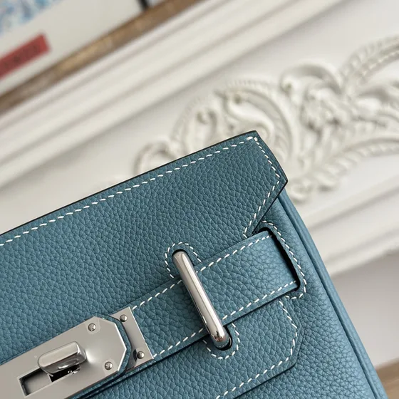 Hermes Kelly Sport Bleu Jean Crossbody