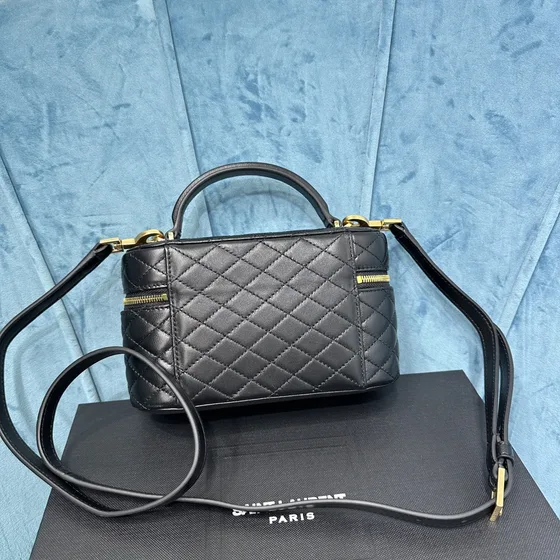 YSL Gaby Vanity Case Bag Negro Crossbody