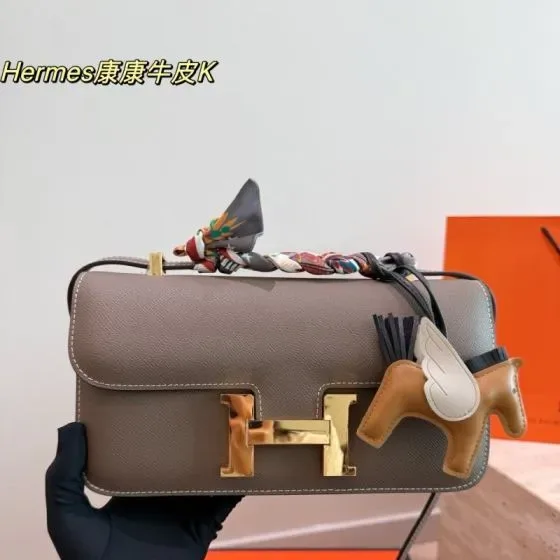 Hermes Constance Etoupe Grey Crossbody