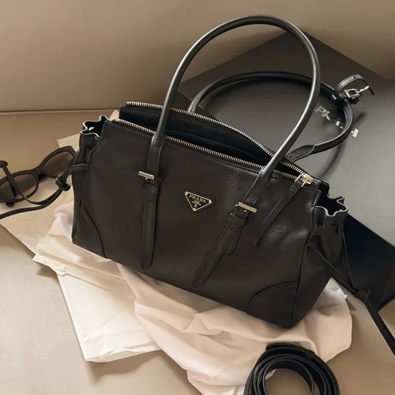 Prada Bonnie Black Top Handle