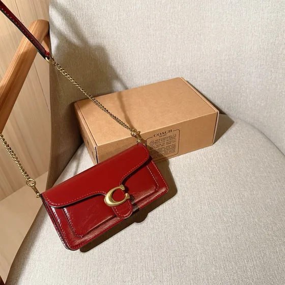 Coach Tabby Crossbody Wristlet Merah Crossbody