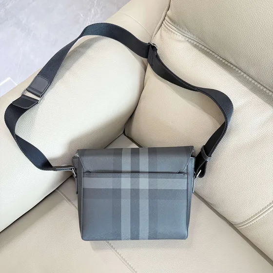 Burberry Small Check Crossbody çanta Charcoal Crossbody