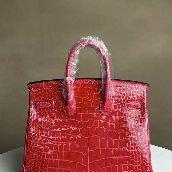 Hermes Birkin Red Top Handle