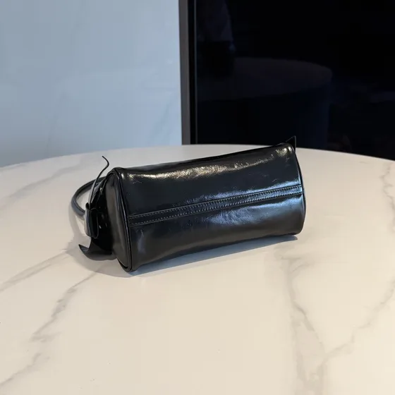 Miu Miu Naplak جلد Shoulder Bag With Bows أسود Shoulder Bag