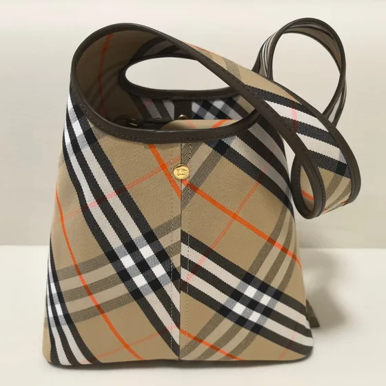 Burberry Check Mini Сумка-шоппер Бежевый Сумка-шоппер