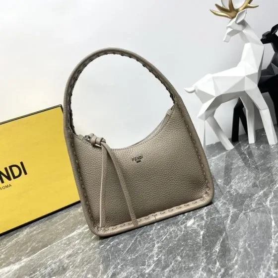 Fendi Fendessence Mini Hobo Dove Gray Hobo