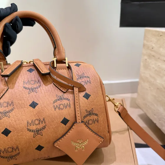 MCM Ella Boston Cognac Üst sap