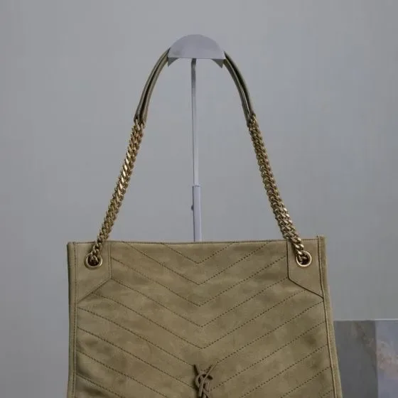 YSL Niki Shopping Tote Beige Tote Bag