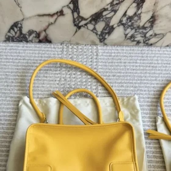 Loewe Amazona Yellow Top Handle