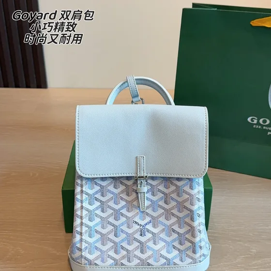 Goyard Alpin Mini Backpack Trắng Backpack