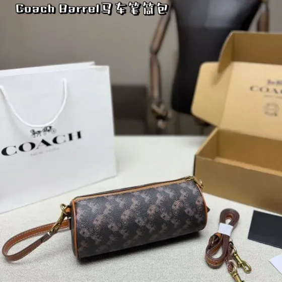 Coach Barrel Brown Crossbody