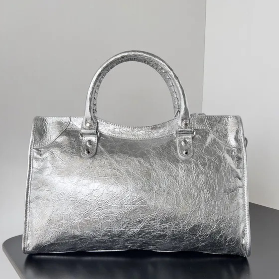 Balenciaga Le City Bag Silver Top Handle