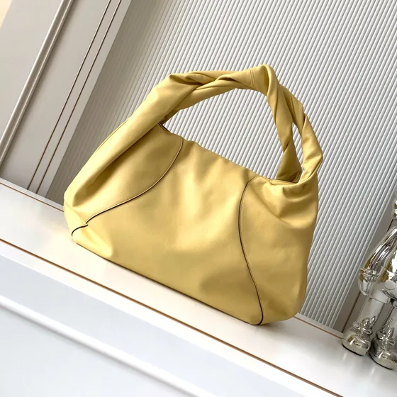Fendi Furla Margherita Light Yellow Hobo
