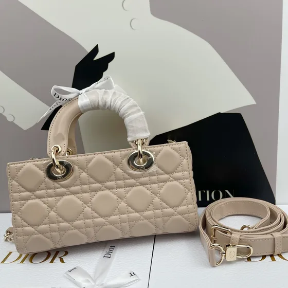 Dior Lady D-Joy Lyserød 22cm Tophåndtag