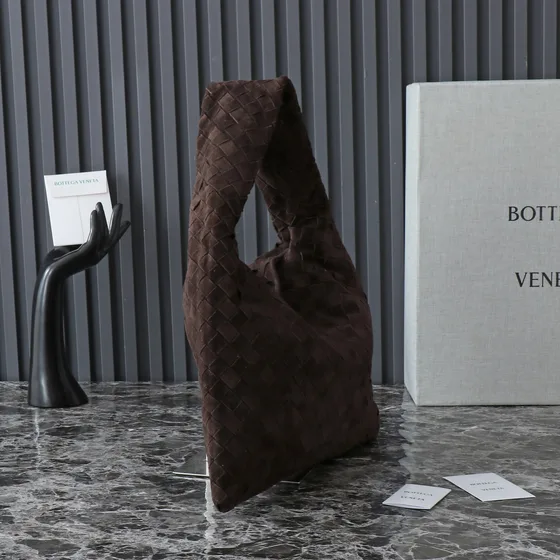 Bottega Veneta Hop Hobo Bag Dark Brown Hobo
