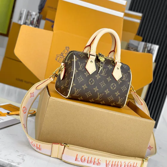 Louis Vuitton Speedy Bandoulière 20 Коричневый 20cm Верхняя ручка