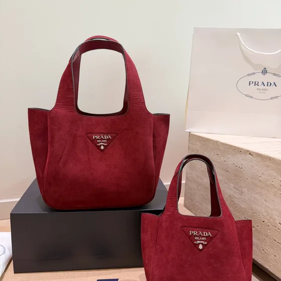 Prada Canapa Logo Tote Brown Tote Bag