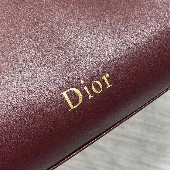 Dior Dior Lovely Portaoggetti With Chain Bordeaux Portaoggetti